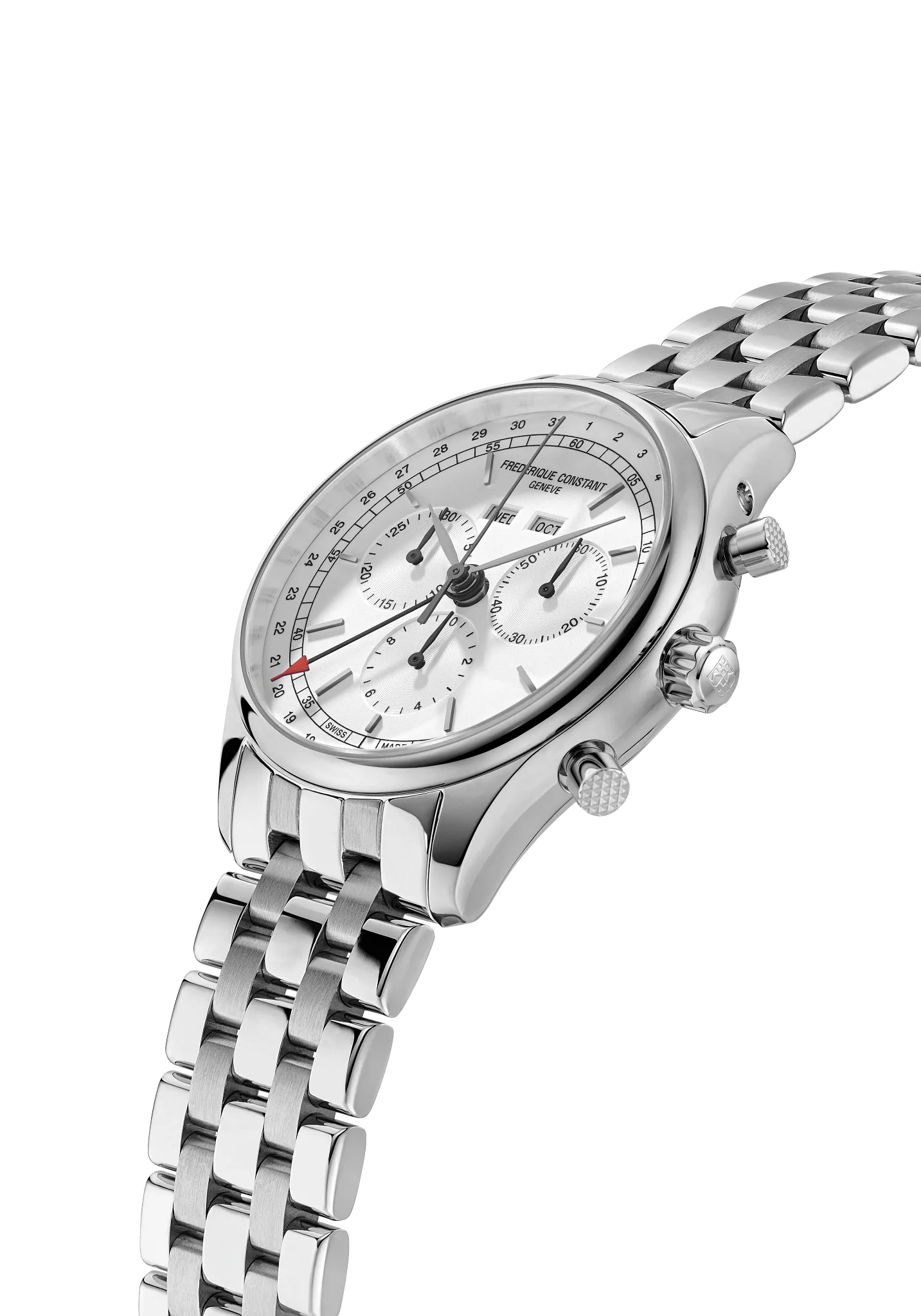 Classics Quartz Chronograph Triple Calendar Watch FC-296SW5B6B